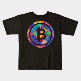 Bitcoin BTC coin Crypto coin Cryptocurrency Kids T-Shirt